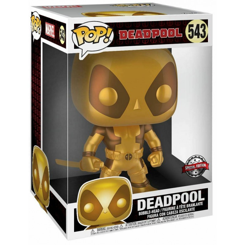 Figurine Pop Super Sized XXL de Deadpool doré